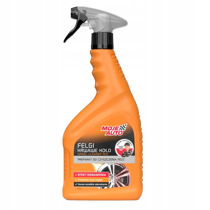 MOJE AUTO ŚRODEK DO CZYSZCZENIA FELG 750ML "KRWAWE KOŁO" / MOJE AUTO