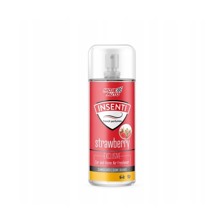 MOJE AUTO ODŚWIEŻACZ POWIETRZA 50ML TRUSKAWKA INSENTI SPRAY / MOJE AUTO