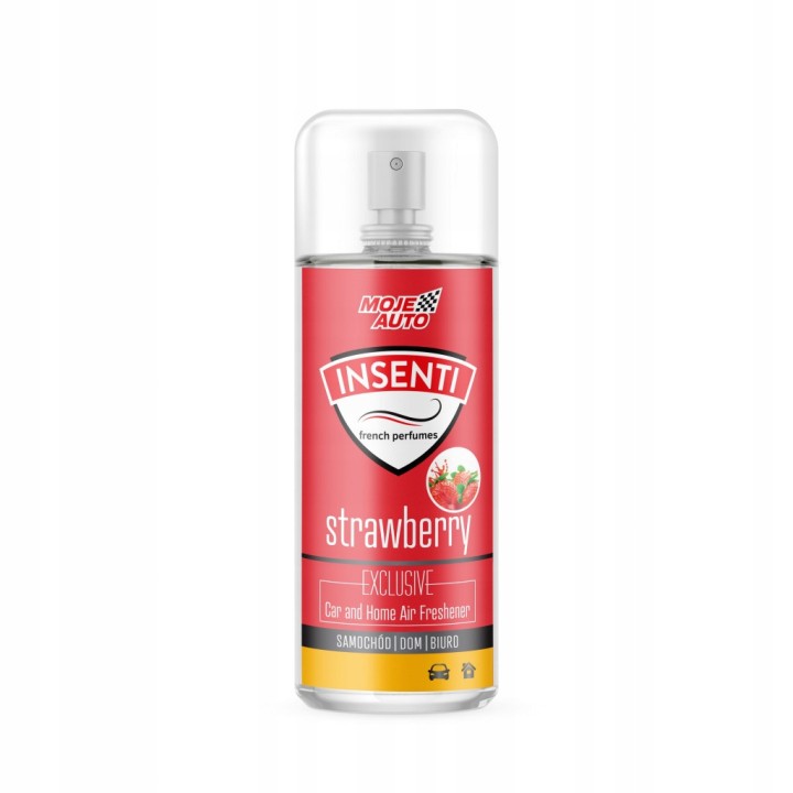 MOJE AUTO ODŚWIEŻACZ POWIETRZA 50ML TRUSKAWKA INSENTI SPRAY / MOJE AUTO