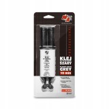 MOJE AUTO KLEJ DO PLASTIKU 25ML SZARY STRZYKAWKA / MA PROFESSIONAL