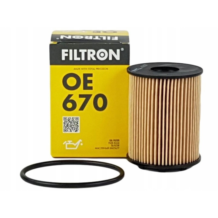 FILTR OLEJU OPEL ASTRA H CORSA C D MERIVA 1.3 CDTI OE670 FILTRON