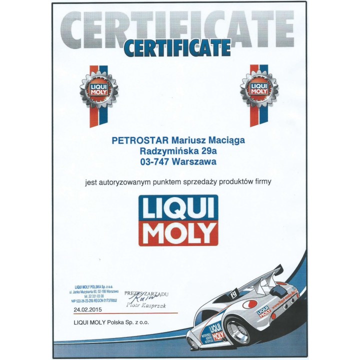 LIQUI MOLY PŁYN DO CZYSZCZENIA UKŁ. WTRYSKOWYCH 500ML DIESEL / DO JET CLEAN