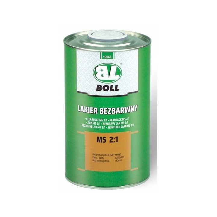 BOLL LAKIER BEZBARWNY 1L MS 2:1 / BOLL