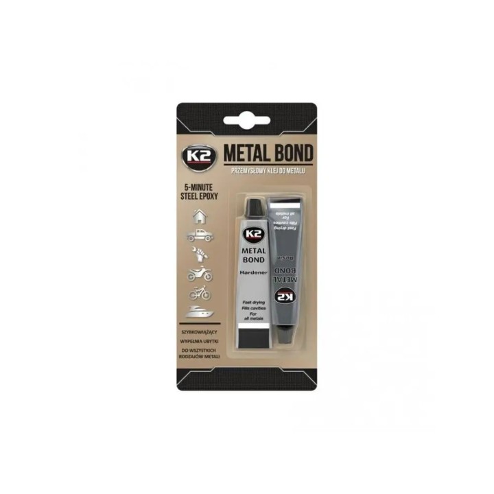 K2-METAL BOND KLEJ EPOKSYDOWY DO METALU 2-SKŁADNIKOWY 58G