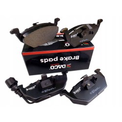 KLOCKI HAMULCOWE PRZEDNIE Z CZUJ. DO VW BORA GOLF 4 IV POLO AUDI A3 LEON