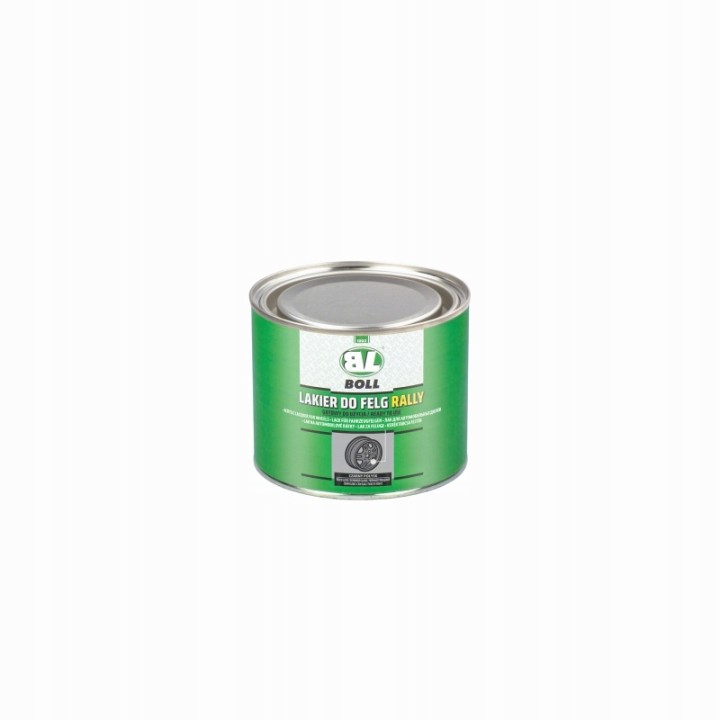 BOLL LAKIER AKRYLOWY 500ML CZARNY POŁYSK DO FELG SAMOCHODOWYCH / BOLL