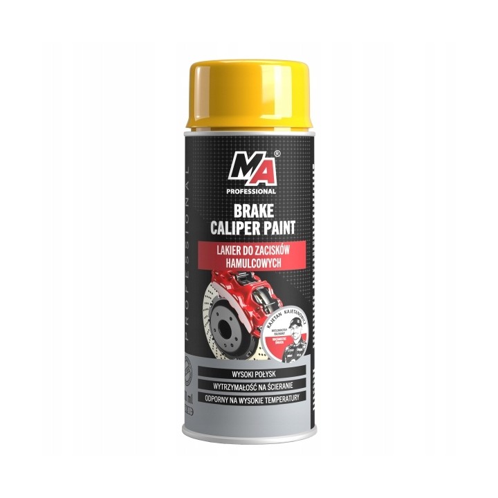 MOJE AUTO LAKIER DO ZACISKÓW HAM. ŻÓŁTY 400ML / BRAKE CALIPER SPRAY YELLOW