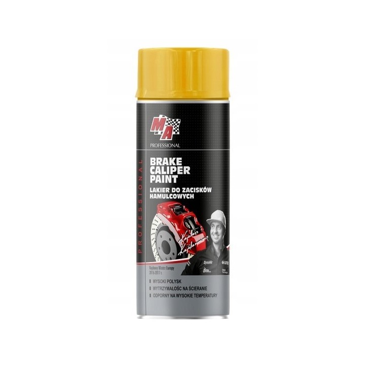 MOJE AUTO LAKIER DO ZACISKÓW HAM. ŻÓŁTY 400ML / BRAKE CALIPER SPRAY YELLOW