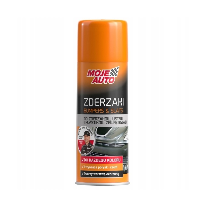 MOJE AUTO ŚRODEK DO KONSERWACJI ZDERZAKÓW 400ML (NABŁYSZCZAJĄCY BEZBARWNY)