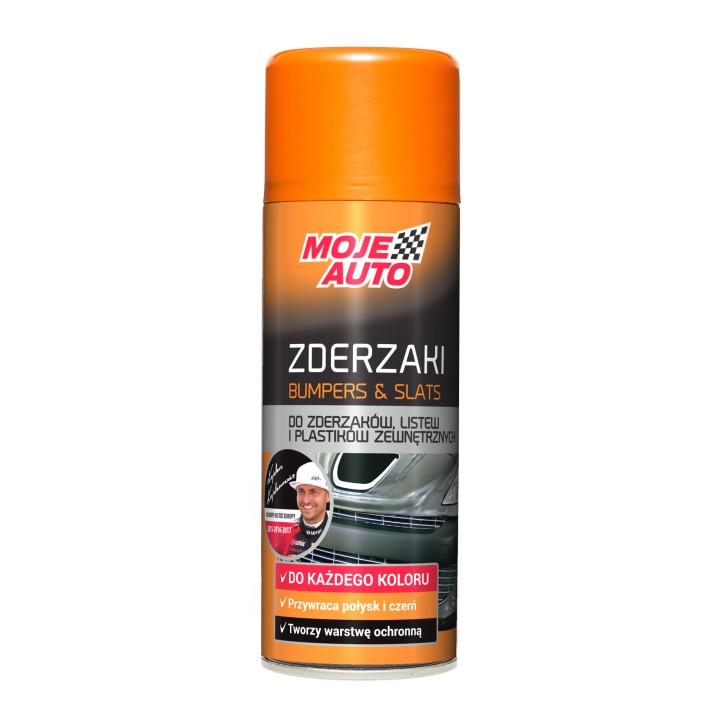 MOJE AUTO ŚRODEK DO KONSERWACJI ZDERZAKÓW 400ML (NABŁYSZCZAJĄCY BEZBARWNY)