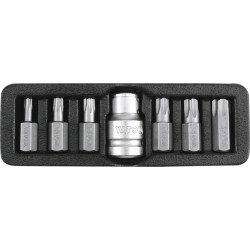 YATO KOŃCÓWKI WKRĘTAKOWE TORX SECURITY, T25-T55, 7 SZT
