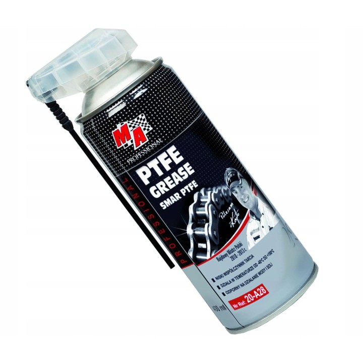 MOJE AUTO SMAR TEFLONOWY PTFE 400ML SPRAY APLIKATOR -40°C DO 180°C / MA PRO