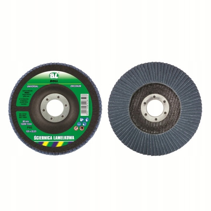 BOLL ŚCIERNICA LAMELKOWA 125X22-95A-P60 (1SZT.)