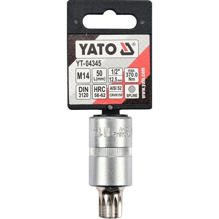 YATO KLUCZ TRZPIENIOWY SPLINE 1/2" M14 L55MM
