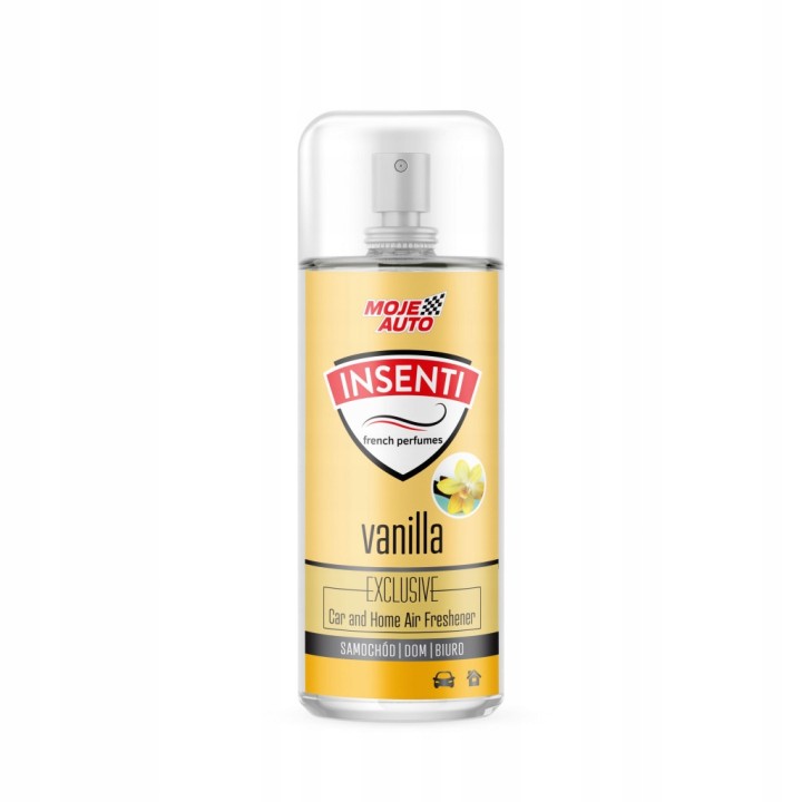 MOJE AUTO ODŚWIEŻACZ POWIETRZA 50ML VANILIA INSENTI SPRAY / MOJE AUTO