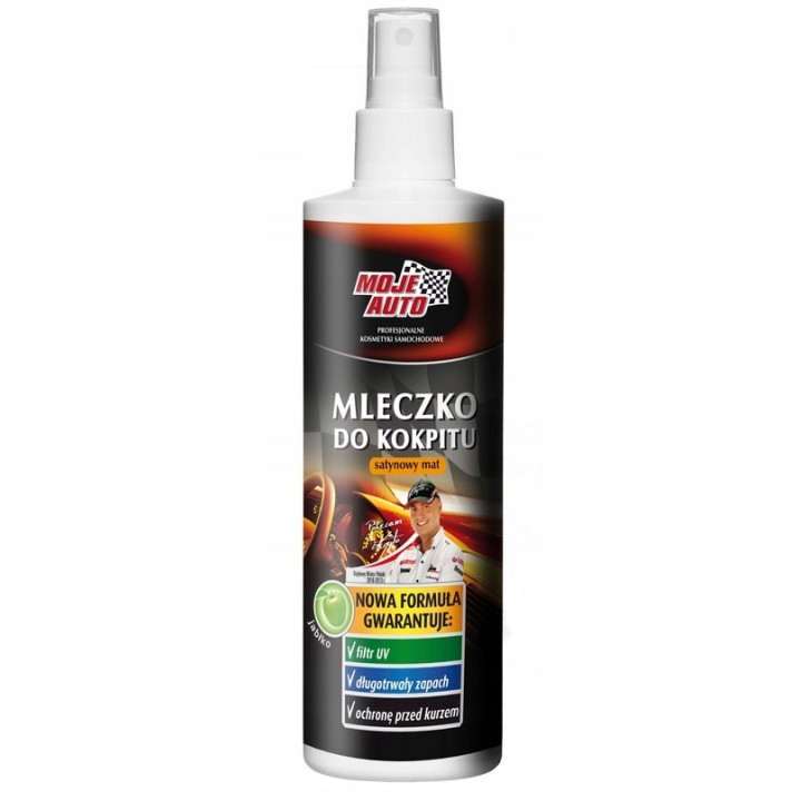 MOJE AUTO KOKPIT MATOWY MLECZKO JABŁKO 300ML / MOJE AUTO