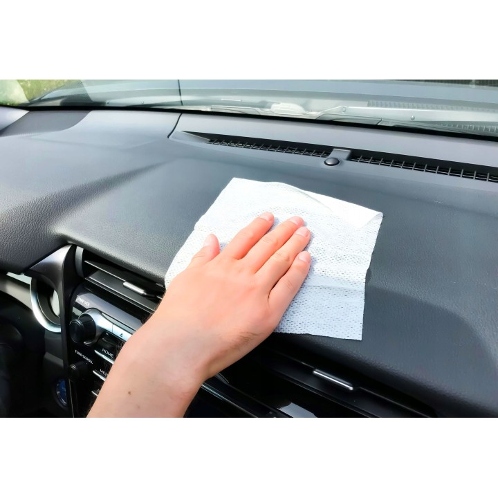 MOJE AUTO ŚCIERECZKI DO KOKPITU BŁYSZCZĄCE WANILIA 24SZT. / MOJE AUTO