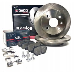 TARCZE + KLOCKI TYŁ 4 ŚRUBY OPEL COMBO C 264MM