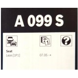 PIÓRA WYCIERACZKI BOSCH AEROTWIN SEAT LEON II MK2