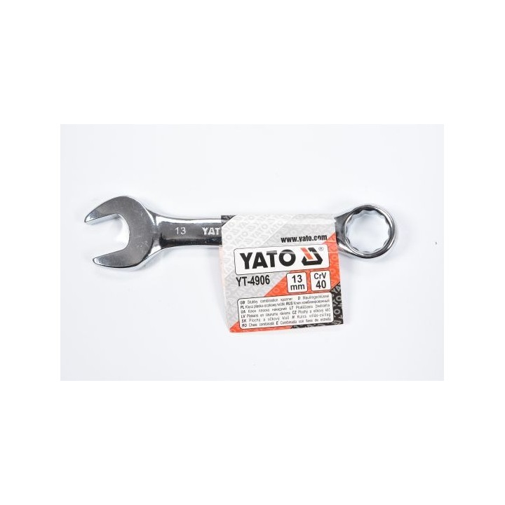 YATO KLUCZ PŁASKO-OCZKOWY 13 MM KRÓTKI