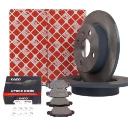 FEBBI TARCZE + KLOCKI TYŁ ZESTAW OPEL ZAFIRA ASTRA G 5śr 98-01r BOSCH