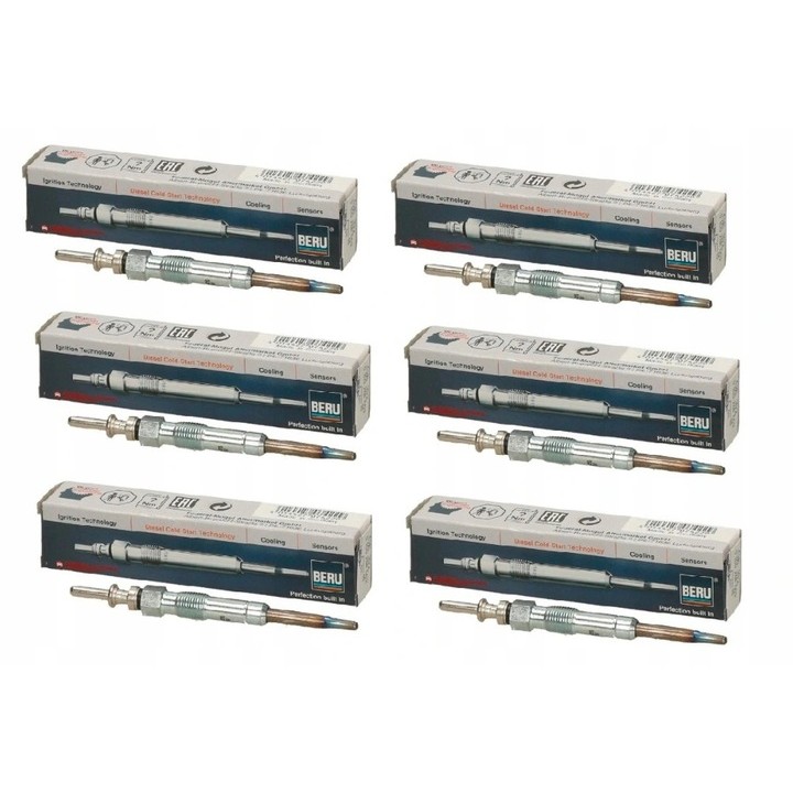 6x ŚWIECA ŻAROWA BMW 5 E60 520d 525d 525xd 530d