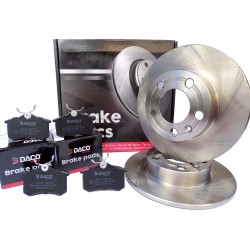 TARCZE + KLOCKI TYŁ SEAT LEON TOLEDO BORA OCTAVIA