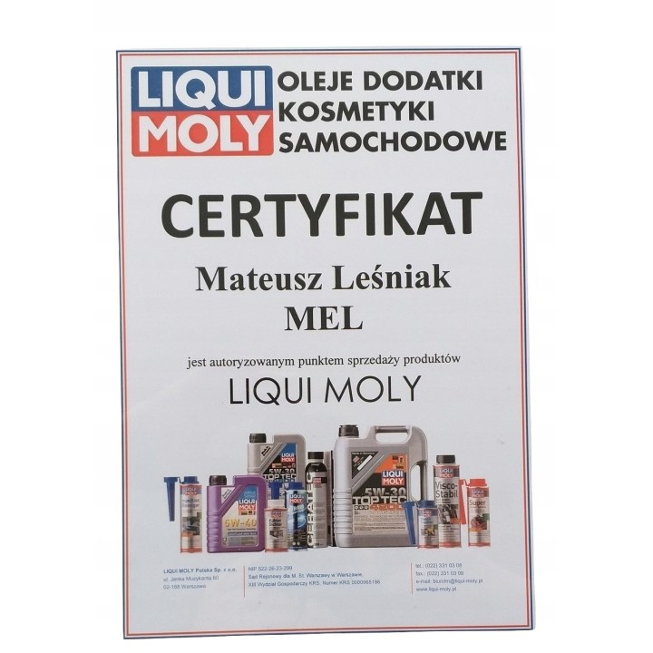 LIQUI MOLY PŁYN DO CZYSZCZENIA KOLEKTORÓW DOLOTOWYCH 300ML DIESEL / PRO LIN
