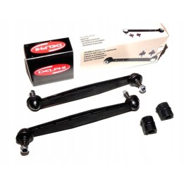 ŁĄCZNIKI STABILIZATORA + GUMY DRĄŻKA OPEL ASTRA G II DELPHI