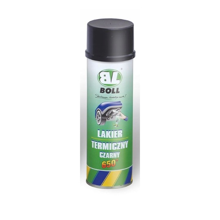 BOLL LAKIER TERMICZNY 500ML W AEROZOLU CZARNY 650°C / BOLL