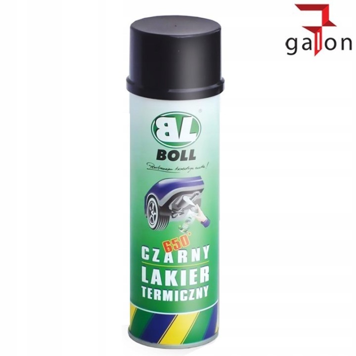 BOLL LAKIER TERMICZNY 500ML W AEROZOLU CZARNY 650°C / BOLL