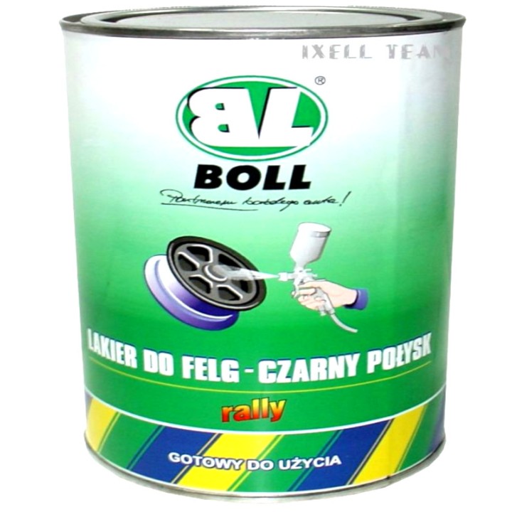 BOLL LAKIER AKRYLOWY 1L CZARNY POŁYSK DO FELG SAMOCHODOWYCH / BOLL