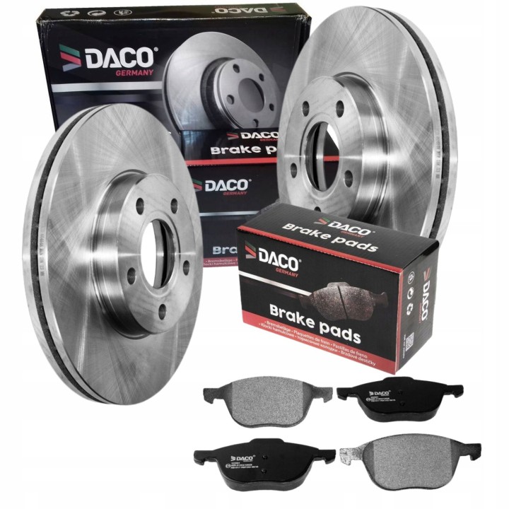 TARCZE + KLOCKI PRZÓD FORD FOCUS II MK2 CMAX VOLVO C30 S40 V50 278mm