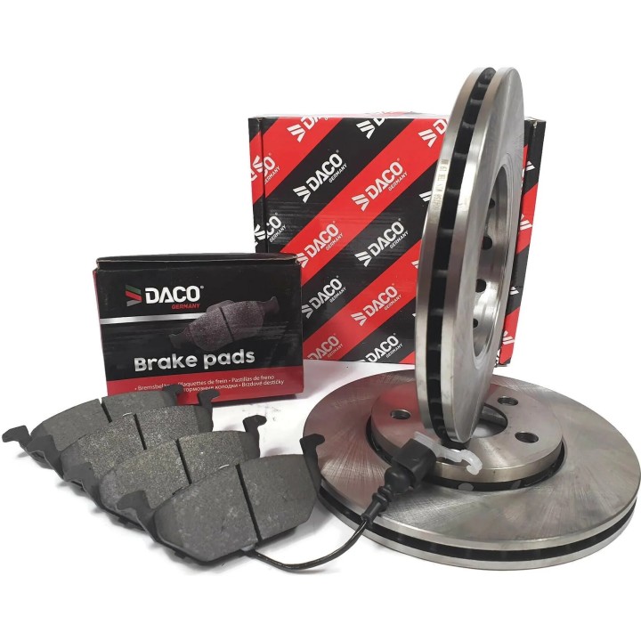 TARCZE + KLOCKI PRZÓD AUDI A3 8P VW GOLF IV 4 BORA LEON SKODA OCTAVIA 280mm