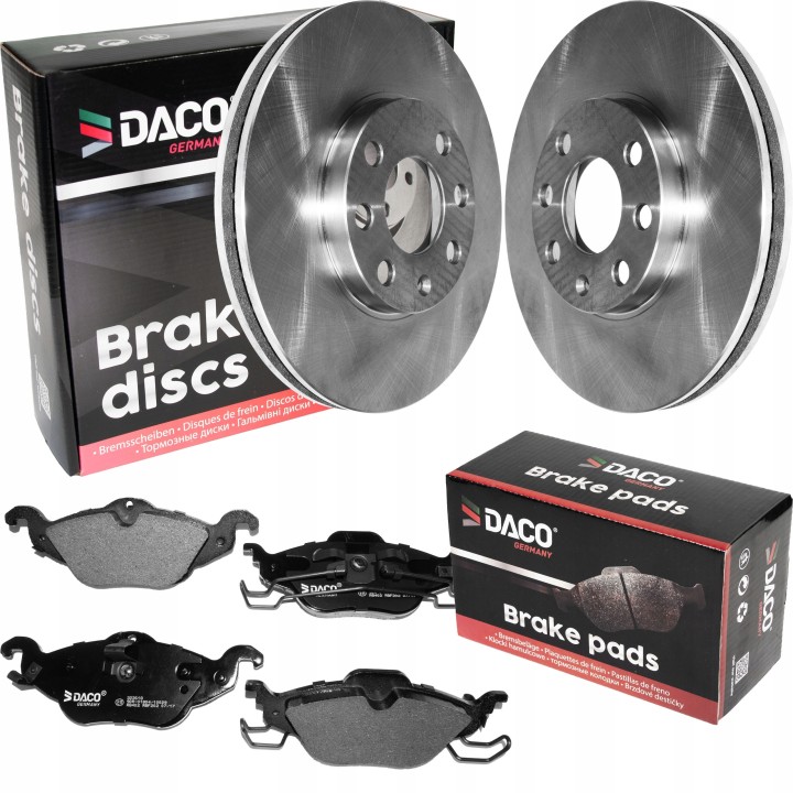 TARCZE + KLOCKI PRZÓD OPEL ASTRA II G 1.4 1.6 4śr