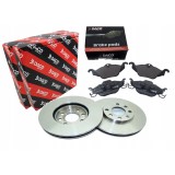 TARCZE + KLOCKI PRZÓD OPEL ASTRA II G 1.4 1.6 4śr