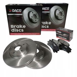 TARCZE + KLOCKI ZESTAW PRZÓD 283MM MAZDA 6 GG/GY 2002-2008