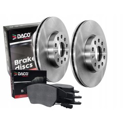 2x TARCZA HAMULCOWA PRZÓD + KLOCKI GOLF V VI OCTAVIA II A3 8P LEON 288MM