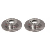 TARCZE + KLOCKI TYŁ do BMW E81 E87 E90 SERIA 1 3 PEŁNE NIEWENTYLOWANE 296mm