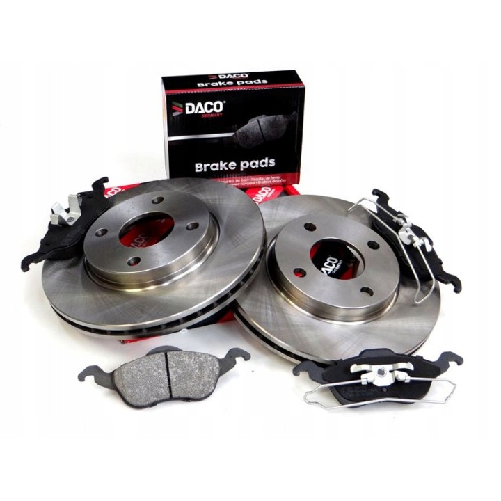 TARCZE + KLOCKI PRZÓD FORD FOCUS I MK1 ! DACO