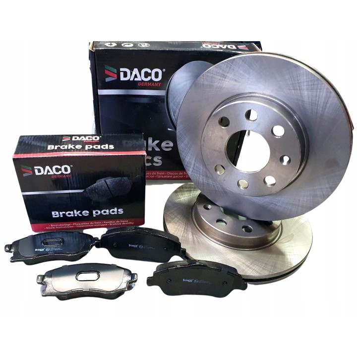 TARCZE + KLOCKI PRZÓD ZESTAW OPEL CORSA C 240mm