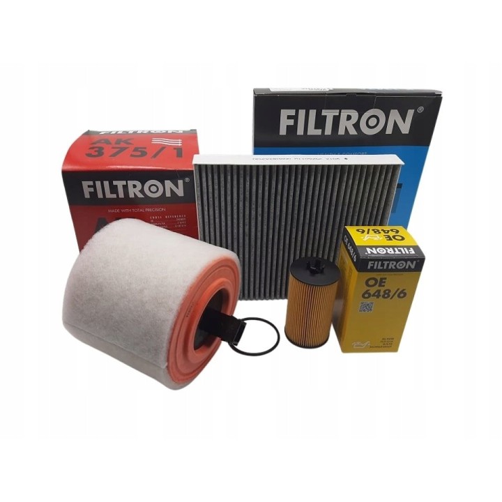 FILTRON ZESTAW FILTRÓW + OLEJ 5W30 do OPEL ASTRA K 2016- 1.6Turbo