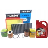 FILTRON ZESTAW FILTRÓW + OLEJ 5L. 5W30 OPEL COMBO CORSA C 1.7DTI