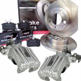 ZACISKI HAMULCOWE TYŁ TARCZE KLOCKI VW POLO SEAT IBIZIA CORDOBA AUDI A2