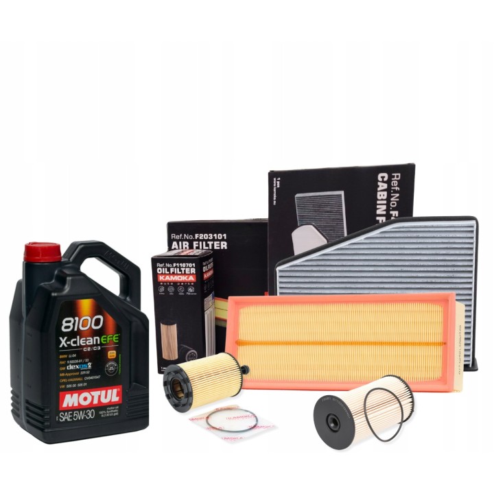 5W30 5L MOTUL AUDI A3 8P 1.9 2.0 TDI VW TOURAN ZESTAW FILTRÓW SKODA SEAT