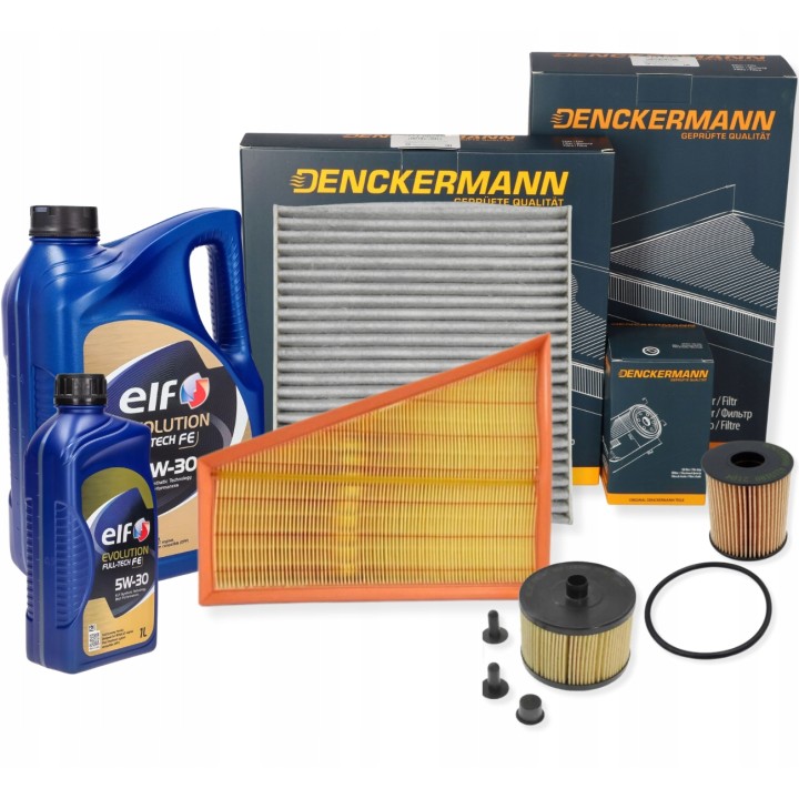 OLEJ 6L 5W30 ELF ZESTAW FILTRÓW FORD GALAXY II S-MAX 2.0 TDCI PRZEDLIFT