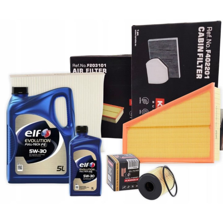 OLEJ 5W30 6L ELF FULLTECH ZESTAW FILTRÓW FORD GALAXY MONDEO MK4 IV 2.0 TDCI