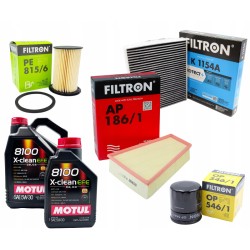 OLEJ 6L 5W30 MOTUL 4X FILTRY FORD MONDEO IV S-MAX GALAXY 1.8 TDCI