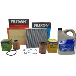5L. OLEJ + ZESTAW FILTRÓW OPEL MERIVA A 1.7DTI DI + 5W30 GM