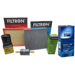 FILTRON ZESTAW FILTRÓW + OLEJ 5W30 OPEL MERIVA A 1.6 1.8 16v
